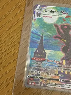 Pokemon TCG Umbreon VMAX Evolving Skies Alt Art Moonbreon NM 215/203 - Image 2