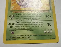 Pokemon Vintage Nidoking Legendary Collection 31/110 Non Holo Rare LP+ - Image 2