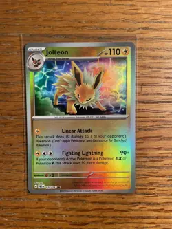 Jolteon #29/131 Poke Ball Rare Holo Pokemon TCG Prismatic Evolutions English NM - Image 1