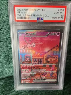 Pokemon SVP EN 151 Ultra Premium Collection #053 English Mew Ex PSA 10 GEM MINT - Image 1