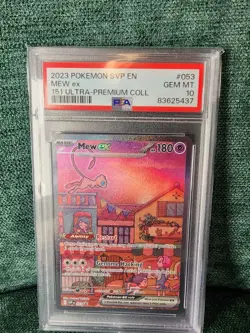 Pokemon SVP EN 151 Ultra Premium Collection #053 English Mew Ex PSA 10 GEM MINT - Image 2