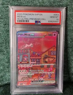 Pokemon SVP EN 151 Ultra Premium Collection #053 English Mew Ex PSA 10 GEM MINT - Image 3