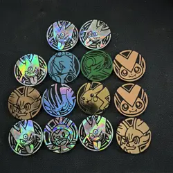 Lot Of 14 Pokemon Coins some Duplicates - Image 1