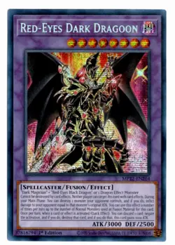 Yu-Gi-Oh! Red-Eyes Dark Dragoon MP22-EN264 Prismatic Secret Rare - Image 1
