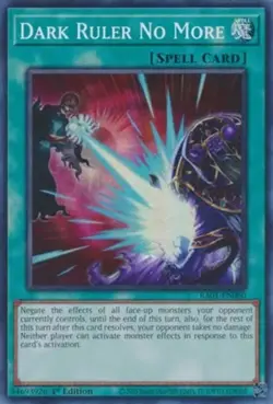 Yugioh! Dark Ruler No More - RA01-EN060 - Super Rare - 1st Edition Near Mint, En - Image 1