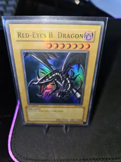 YuGiOh SDJ-001 - Red Eyes Black Dragon - 1st Edition VLP - Image 2