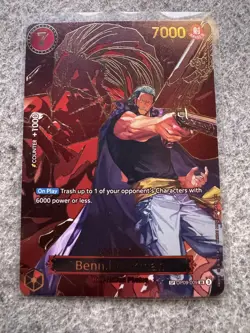 Benn.Beckman SP OP13 OP09-009 Carrying On His Will English One Piece TCG - Image 1