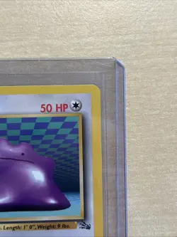 Pokemon TCG Ditto Card 18/62 Fossil Regular Non-Holo Rare, LP Condition - Image 3