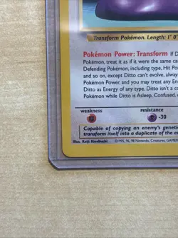Pokemon TCG Ditto Card 18/62 Fossil Regular Non-Holo Rare, LP Condition - Image 5