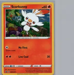 Scorbunny | SWSH071 Promo Cosmos Holo | SWSH: Sword & Shield Promo Cards | LP - Image 1