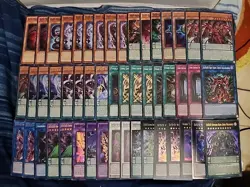 Yugioh 50 Card D/D/D Deck Core King Zeus Ragnarok Wave King Machinex Abyss - Image 1