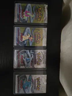 2000 Pokemon -Art Set- Neo Genesis Unlimited Empty Booster Packs WOTC No Cards - Image 1