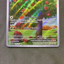 Pokemon Applin 185/167 SV06: Twilight Masquerade Illustration Rare Holo Card - Image 3