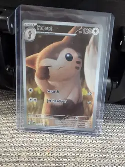 Pokemon TCG Furret Card 168/159 Journey Together Near Mint Condition - Image 1