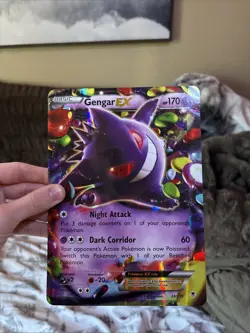 Pokemon Gengar EX TCG Jumbo Promo Card 34/119 2014 Oversized Edition - Image 1