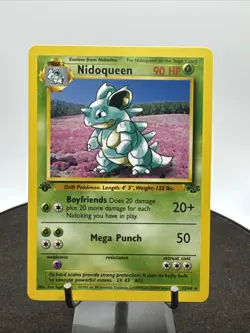 Nidoqueen 1st Edition 23/64 Rare Jungle Pokemon Card LP /NM - Image 1