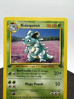 Nidoqueen 1st Edition 23/64 Rare Jungle Pokemon Card LP /NM - Image 2