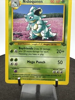 Nidoqueen 1st Edition 23/64 Rare Jungle Pokemon Card LP /NM - Image 3