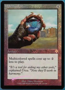 Urza's Filter FOIL Invasion PLD Artifact Rare MAGIC CARD (ID# 447772) ABUGames - Image 1