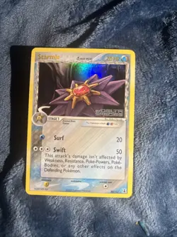 Pokemon TCG Starmie EX Delta Species Reverse Holo Rare Card 30/113 - Image 1