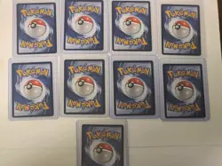Pokemon Cosplay Poncho Pikachu Fan ART Holos 9 Cards Non Tcg Holofoil - Image 3