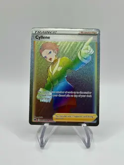 201/189 Cyllene - Astral Radiance - Rainbow Secret Rare - Pokemon Card TCG - Image 1