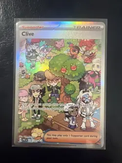 Pokemon TCG Clive 236/091 Paldean Fates Special Illustration Rare Card SIR NM - Image 1