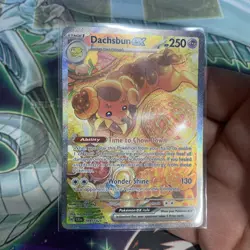 Pokemon TCG Stellar Crown Dachsbun EX SIR Holo Card 169/142 Near Mint - Image 5