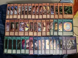 Yugioh 47 Card Bystial Thunder Dragon Deck Core Lubellion Colossus Roar Dark - Image 1