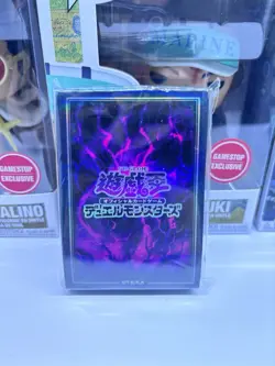 Yugioh Sleeves Duelist Card Protector Six Attribute Darkness Attribute 70pcs - Image 1