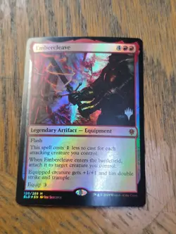 Embercleave #120/269 MTG Throne Of Eldraine 2019 Mythic Foil TCG Card - Image 1
