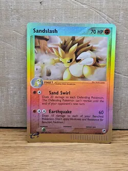 Sandslash 21/100 EX Sandstorm Reverse Holo Rare Vintage Pokemon Card TCG - Image 1