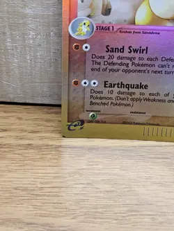 Sandslash 21/100 EX Sandstorm Reverse Holo Rare Vintage Pokemon Card TCG - Image 5