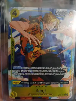 Sanji ST29-004 SR Alt Art AA English One Piece TCG Card Game NM-Mint - Image 1