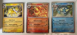 Prismatic Evolutions Poster Collection Eeveelution Black Star Promo Cards - Image 1