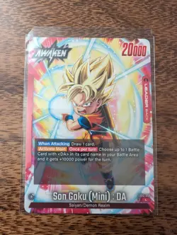 Son Goku (Mini) DA FB05-001 Leader Dragon Ball Super Card Game | NM - Image 1