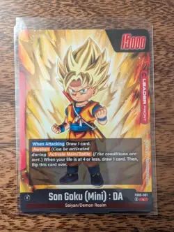 Son Goku (Mini) DA FB05-001 Leader Dragon Ball Super Card Game | NM - Image 2