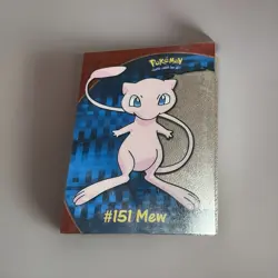 2000 TOPPS POKEMON TV ANIMATION CLEAR CARDS MEW #PC 7 - Image 2