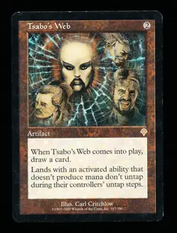 * * 1x Tsabo's Web x1 * * Invasion MTG LP Lightly Played - Image 1