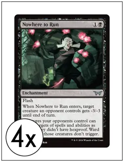 4x Nowhere to Run, Magic the Gathering, MTG NM - Image 1