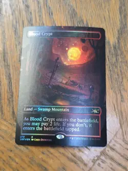 Blood Crypt NM R 279 (Borderless) MTG Unfinity Foil - Image 1