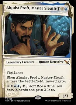 Alquist Proft, Master Sleuth - Foil Showcase MKM NM MTG - Image 1