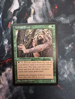 Hermit Druid Vintage LP Non-Foil Stronghold MTG - Image 1