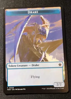Goblin / Drake Token - FDN - MTG - EN - NM - 0018/0008 - Image 2