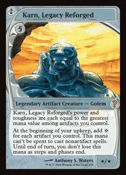 MTG Karn, Legacy Reforged - Foil, Mystery Booster 2, Lightly Played, English - Image 1