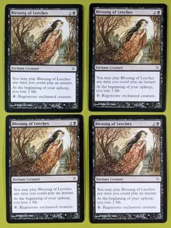 Blessing of Leeches x4 Betrayers of Kamigawa 4x Magic the Gathering MTG - Image 1