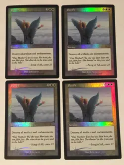 1X PURIFY FOIL / SP / URZA'S LEGACY / REAL PICS / WRONGWAY052 - Image 1