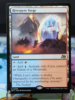 MTG Aetherdrift - Riverpyre Verge Regular 0260 - Image 1