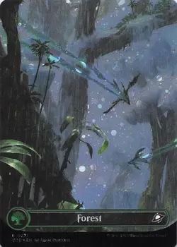 Forest (0371) (Borderless) (Galaxy Foil) Edge of Eternities Foil - Image 1