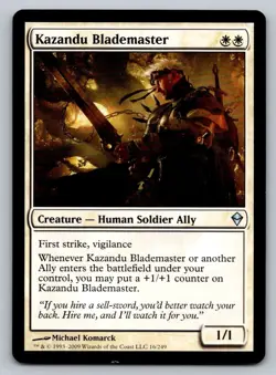 Kazandu Blademaster Zendikar Regular - Image 1